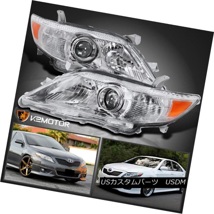 ヘッドライト 2010年から2011年のトヨタカムリクリスタルプロジェクターヘッドライトの左+右の交換 For 2010-2011 Toyota Ca