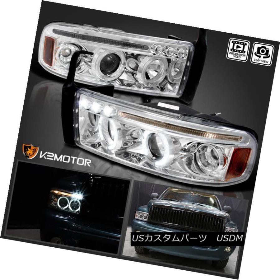 ヘッドライト 1994-2001 Dodge Ram 1500 94-02 Ram 2500 3500プロジェクターヘッドライト左右+右 1994-2