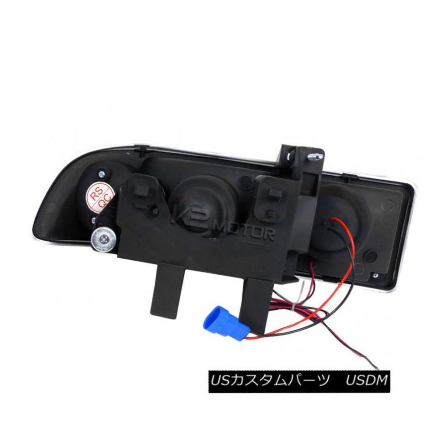 ヘッドライト 98-04 Chevy S10ピックアップブレザーデュアルハロープロジェクターヘッドライトクローム 98-04 Chevy S10 Pi_1