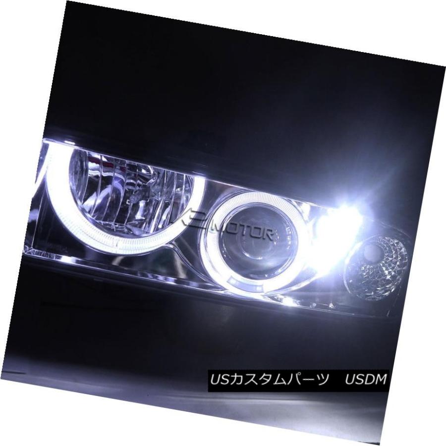 ヘッドライト 98-04 Chevy S10ピックアップブレザーデュアルハロープロジェクターヘッドライトクローム 98-04 Chevy S10 Pi_2