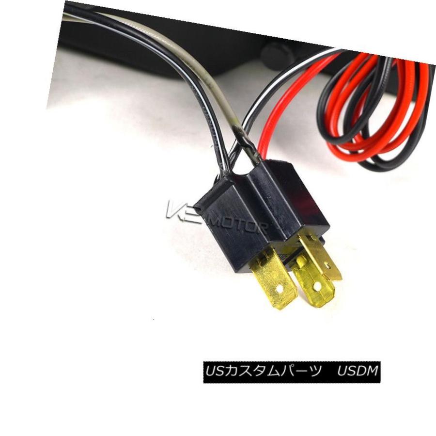 ヘッドライト 2000-2005三菱Eclipse Dual Haloプロジェクターヘッドライト（SMD LED DRLストリップ付） 2000-20の画像