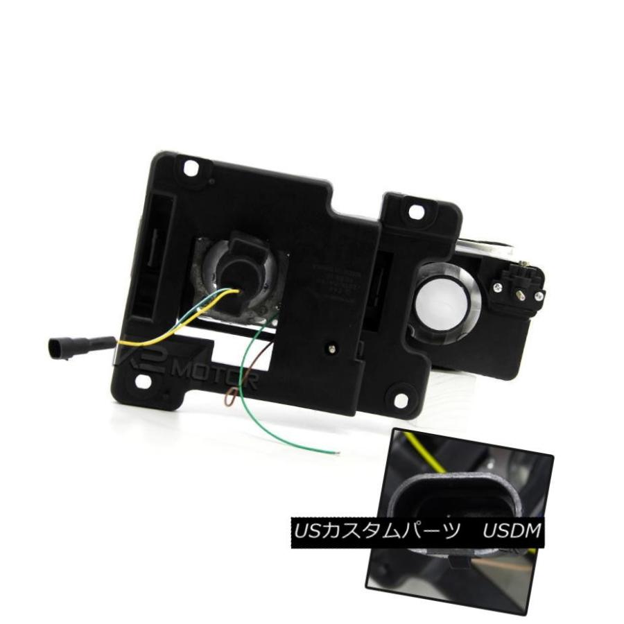 ヘッドライト 88-98 Chevy C / KピックアップChrome Halo LEDプロジェクターヘッドライト+ Bla  </ wbの画像