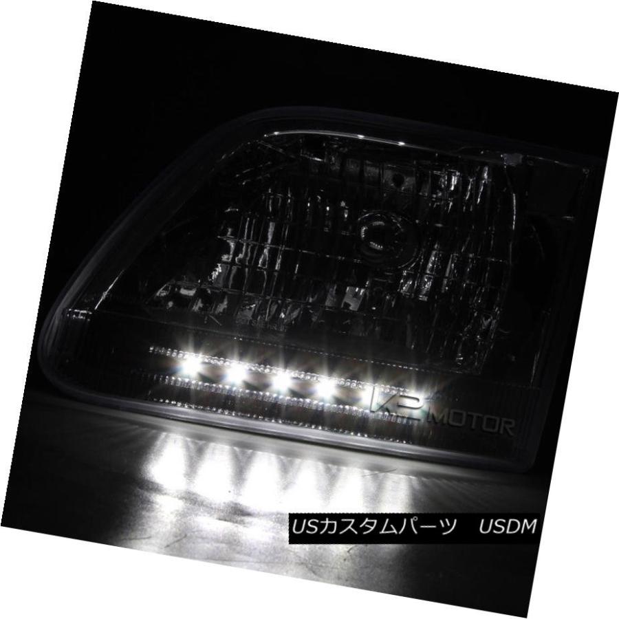 ヘッドライト 97-02 Ford ExpeditionクロームLEDヘッドライト+ Cor   nerランプ+クリアテールラの画像