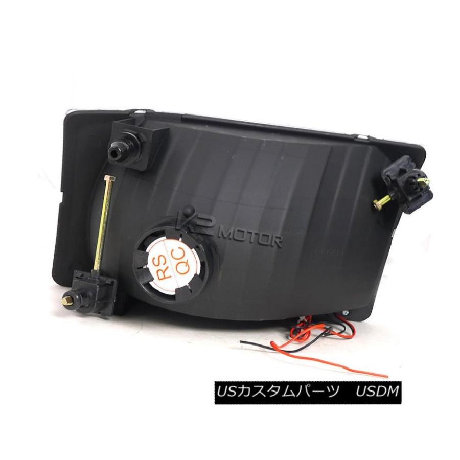 ヘッドライト 99-04 Ford F250エクスカーションLED DRLブラックヘッドライト+ Cor   nerシグナルバの画像