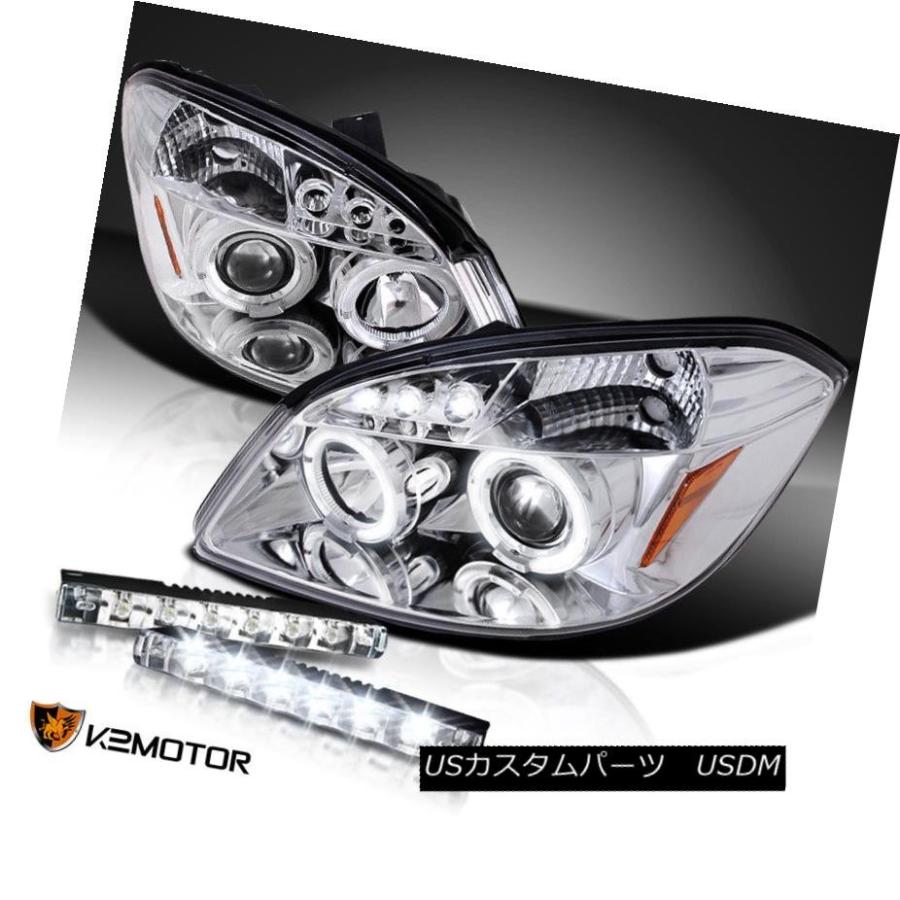 ヘッドライト 05-10 Cobalt / G5 / Purs  でLED HaloプロジェクターヘッドライトChrome +