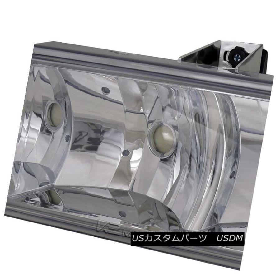 ヘッドライト 1998-2004 Chevy S10 Blazerクリスタルヘッドライト+ LEDバンパーシグナルライトランプペア 1998-2004の画像