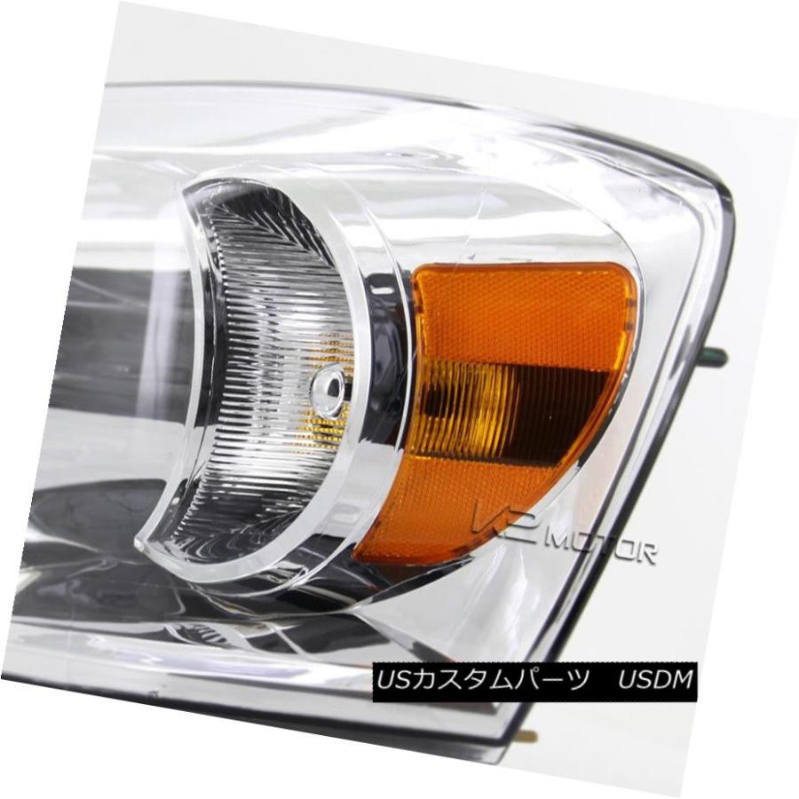 ヘッドライト 06-08 Dodge Ramクロームクリスタルヘッドライト（オレンジバー+ LED DRLフォグランプ付き） 06-08 Dodge_2