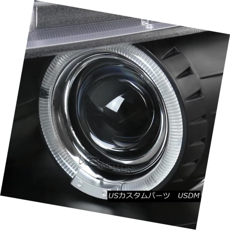 ヘッドライト 08-12アコード2Drクーペブラックプロジェクターヘッドライト+ LED駆動フォグランプ For 08-12 Accord 2Dr Cの画像