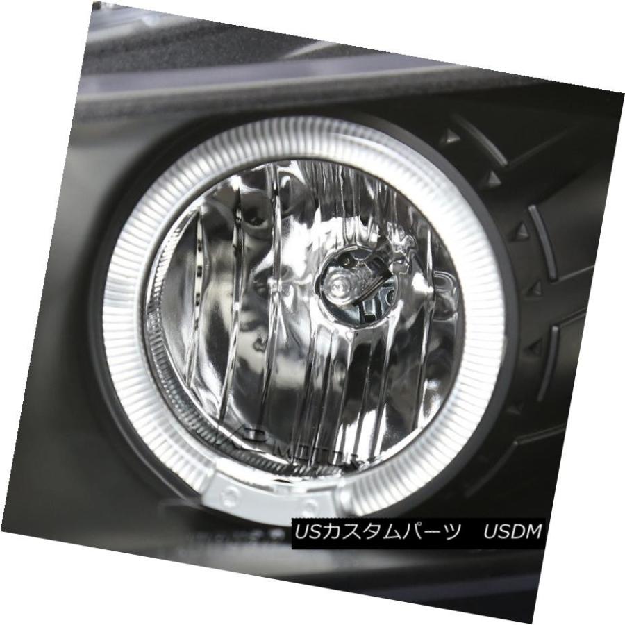 ヘッドライト 08-12アコード2Drクーペブラックプロジェクターヘッドライト+ LED駆動フォグランプ For 08-12 Accord 2Dr Cの画像