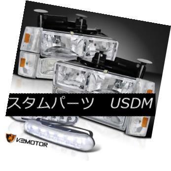 ヘッドライト 88-93 Gmc Sierra C / Kピックアップヘッドライト+ Sig  ナル+バンパーランプ+ LED