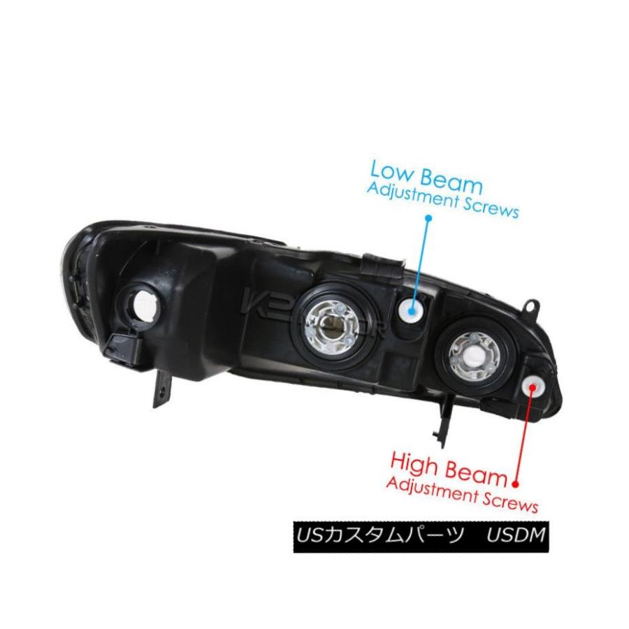 ヘッドライト 01-02 Accord 4Dr Sendaクリスタルクロームヘッドライト+イエローフォグランプ+スイッチ For 01-02 Accoの画像