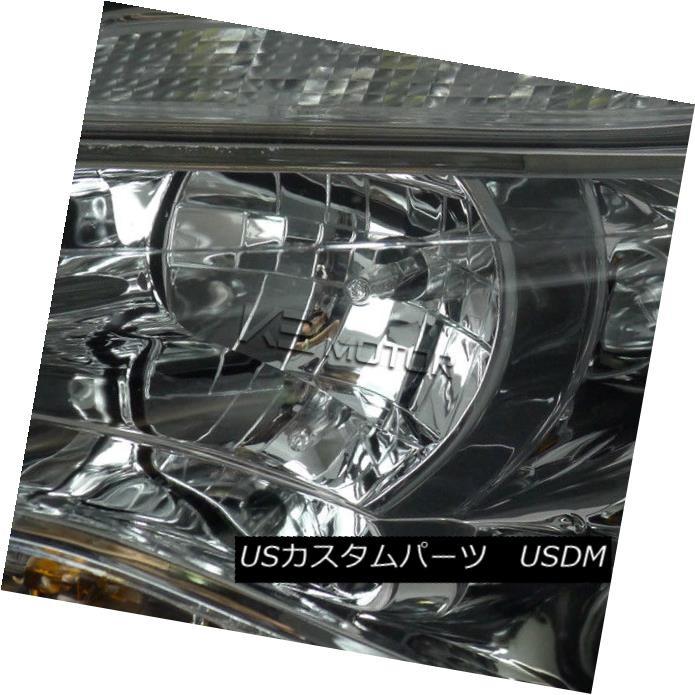 ヘッドライト 12-14フォードフォーカスクロームLED DRLシグナルプロジェクターヘッドライト+ H1ハロゲン電球 12-14 Ford Focuの画像