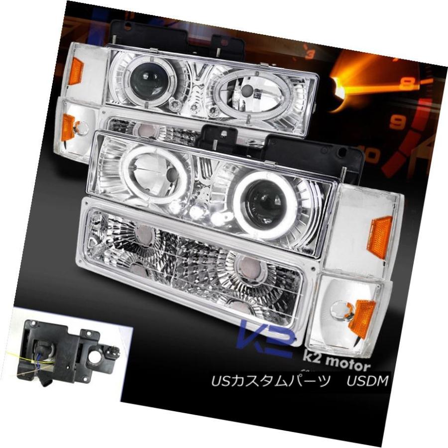 ヘッドライト C10 Cah Tahoe Silverado Yukon Halo LEDプロジェクターヘッドライト+ Cor  \u003c/ wb