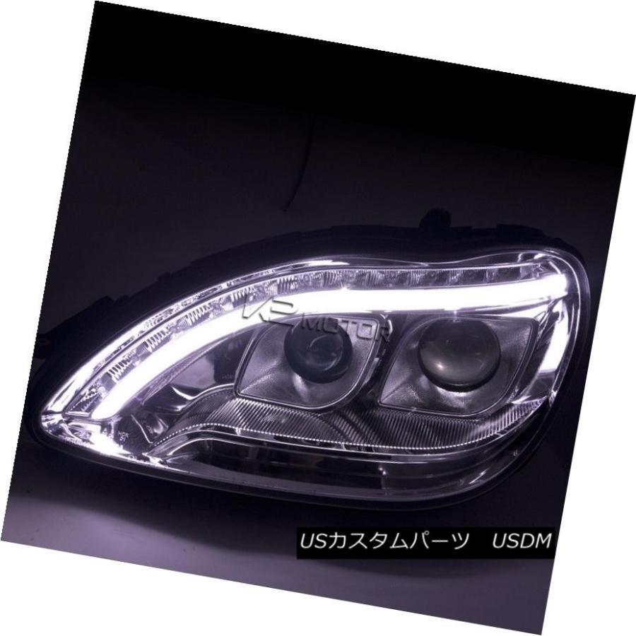 ヘッドライト 1998年?2006年Mercedes Benz W220 SクラスUpper LED DRLシグナルプロジェクターヘッドライト 199の画像