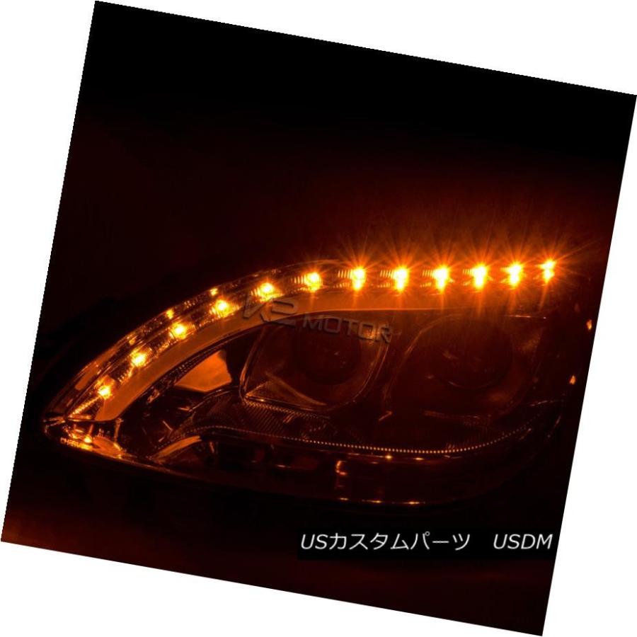 ヘッドライト 1998年?2006年Mercedes Benz W220 SクラスUpper LED DRLシグナルプロジェクターヘッドライト 199の画像