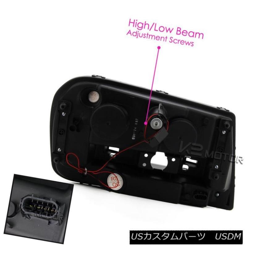 ヘッドライト 02-09トレイルブレイザークロムSMD LED DRLプロジェクターヘッドライト+スモーキー  keテールランの画像