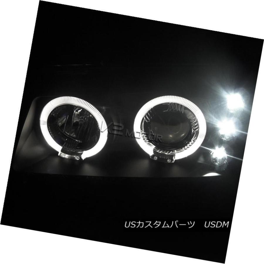 ヘッドライト 03-06 Silverado Black Haloプロジェクターヘッドライト+ LEDテールクリア第3ストップランプ 03-06 Siの画像