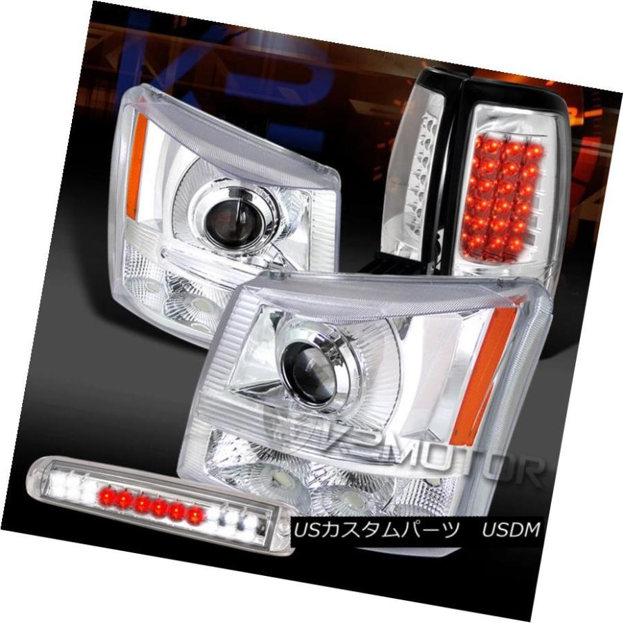 ヘッドライト 03-06 Silverado Chromeプロジェクターヘッドライト+ LED第3ブレーキ+ LEDテールランプ 03-06 Silv