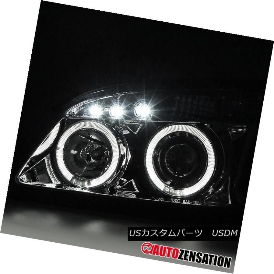 ヘッドライト 05-10 Cobalt 05-06 Pursuit / 07-09 G5 Chrome Halo LEDプロジェクターヘッドライト 0の画像