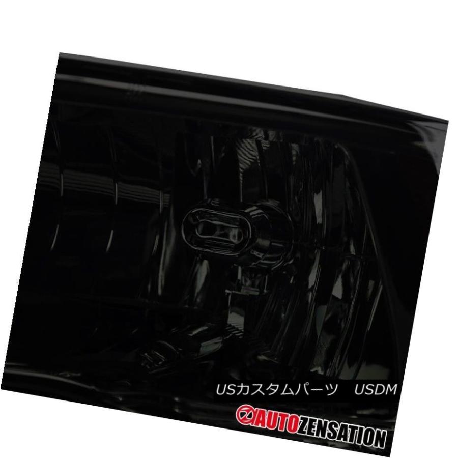 ヘッドライト 2009-2017 Dodge Ram 1500/2500/3500 Chrome Smokeユーロスタイルクワッドランプヘッドライトの画像