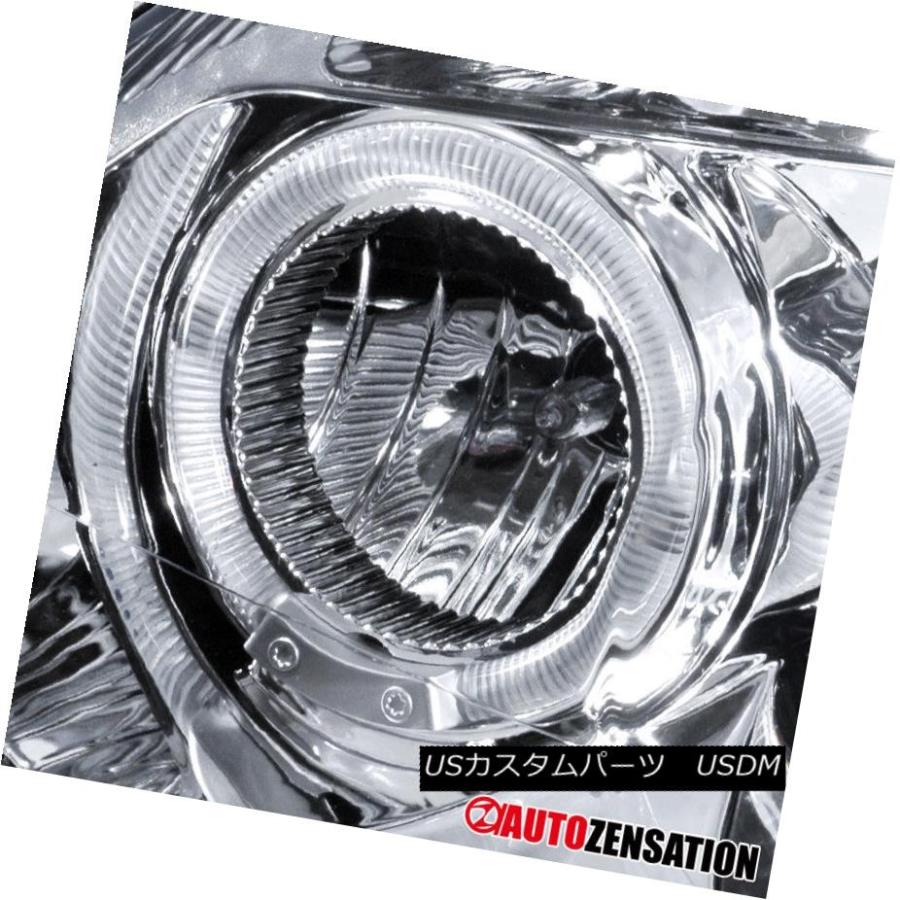 ヘッドライト 03-05 Dodge Neon Chrome LED DRLハロープロジェクターヘッドライト 03-05 Dodge Neon Chrの画像