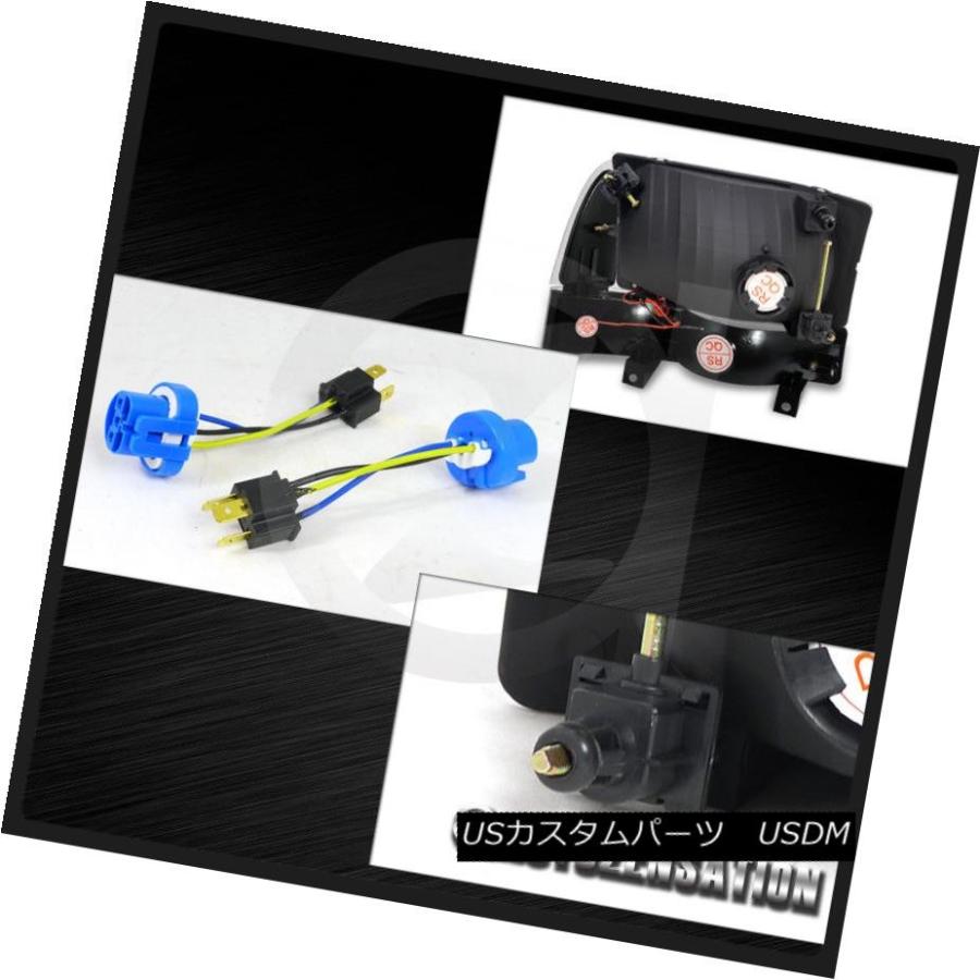 ヘッドライト 99-04 F250 F350 F450エクスカーションブラックSMD LEDヘッドライト+信号灯 99-04 F250 F350 F4の画像
