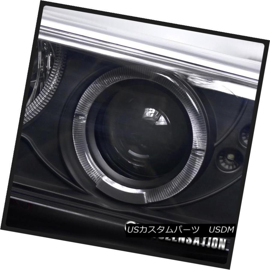 ヘッドライト シボレー98-04 S10 Blazer BlackデュアルHalo SMD LEDプロジェクターヘッドライト+ランプ<b> </ wbの画像