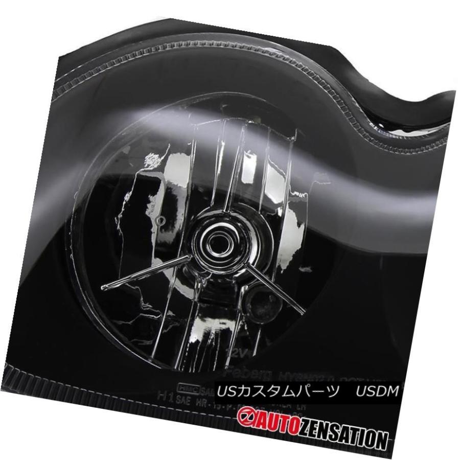 ヘッドライト クリスタルブラックプロジェクターヘッドライト+ Amb   er Reflector 02-05 Hyundaiの画像