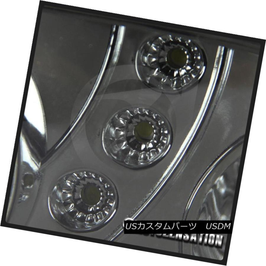 ヘッドライト シボレー98-04 S10 Blazer Smoke SMD LEDハロープロジェクターヘッドライト+ Amb  </ wbrの画像