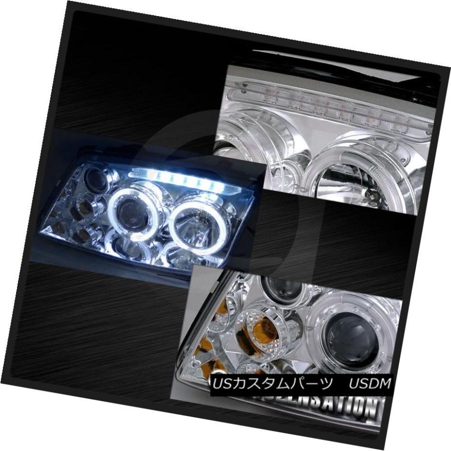 ヘッドライト 1999  -  2005年フォルクスワーゲンジェッタボラクロームLED DRLハロープロジェクターヘッドライト For 1999-20の画像