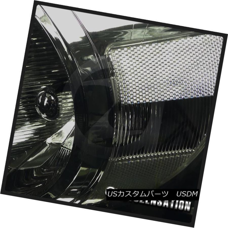 ヘッドライト 06-08 Dodge Ram 1500 2500 3500クリスタルスモークティントヘッドライト+ 6-Lの画像