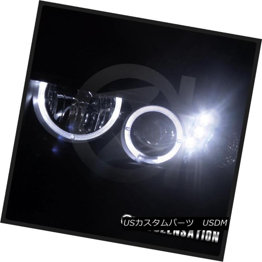 ヘッドライト 1998-2004 Chevy S10 Blazer黒色SMD LED DRLプロジェクターヘッドライト+バーン </ wbrの画像