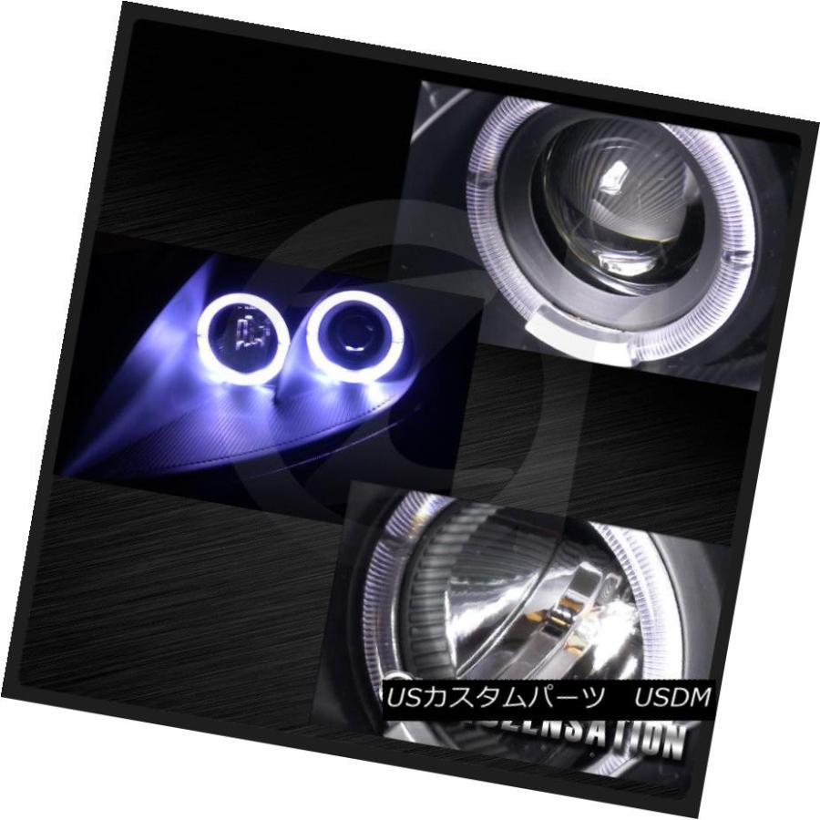 ヘッドライト 00-05三菱Eclipse Blackデュアル・ハロー・プロジェクター・ヘッドライト 00-05 Mitsubishi Eclipseの画像