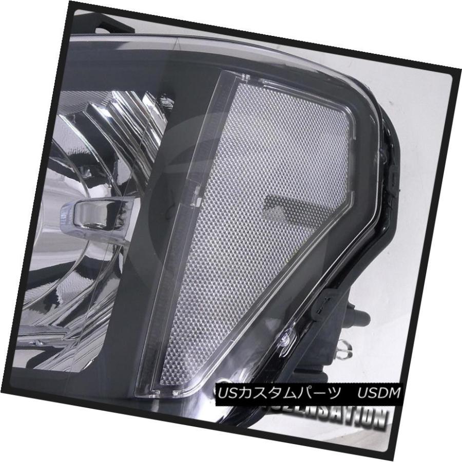 ヘッドライト 09-14フォードF150ブラッククリスタルヘッドライト、クリアリフレクター+ 6-LE  D DRLフォグランプ 09-14の画像