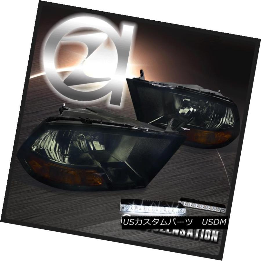 ヘッドライト 09-17 Dodge Ram 1500/2500/3500クリスタルスモークヘッドライト+ 6-L   EDバ