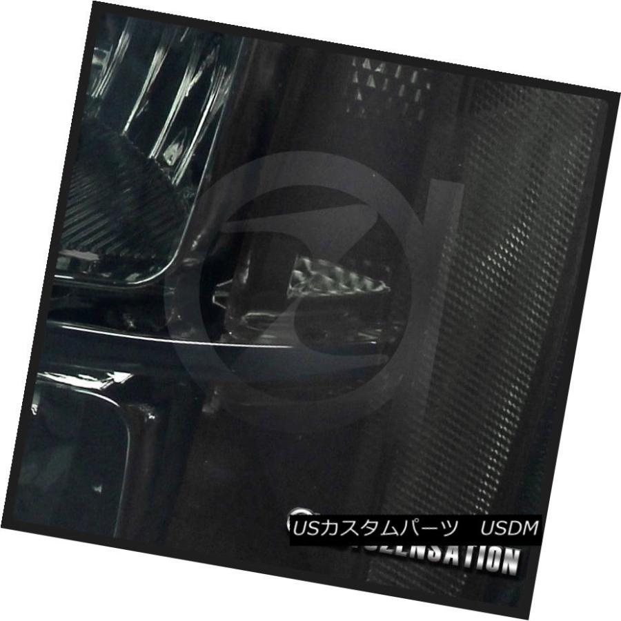 ヘッドライト 2007-2013 GMC Sierra 1500 2500 3500HDユーロスモークティントヘッドライトペア 2007-2013 Gの画像