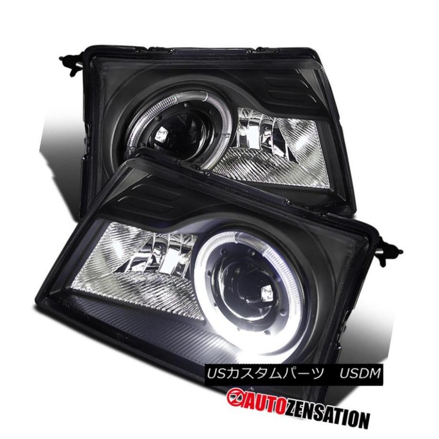 ヘッドライト 98-00 Ford Rangerブラッククリアハロープロジェクターヘッドライト 98-00 Ford Ranger Black Cle