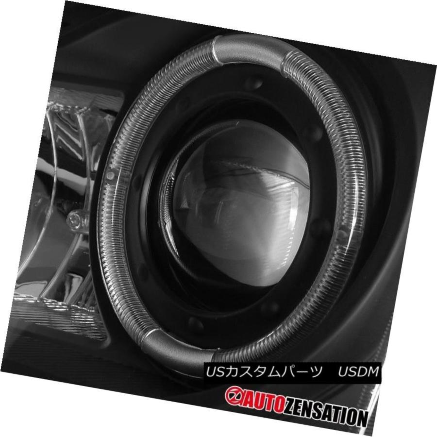 ヘッドライト 98-00 Ford Rangerブラッククリアハロープロジェクターヘッドライト 98-00 Ford Ranger Black Cle_2