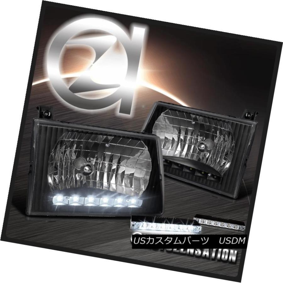 ヘッドライト フォード92-07 E150 250 350 450 Econoline Van DRLヘッドライト+ 6-L  \u003c/ wbr
