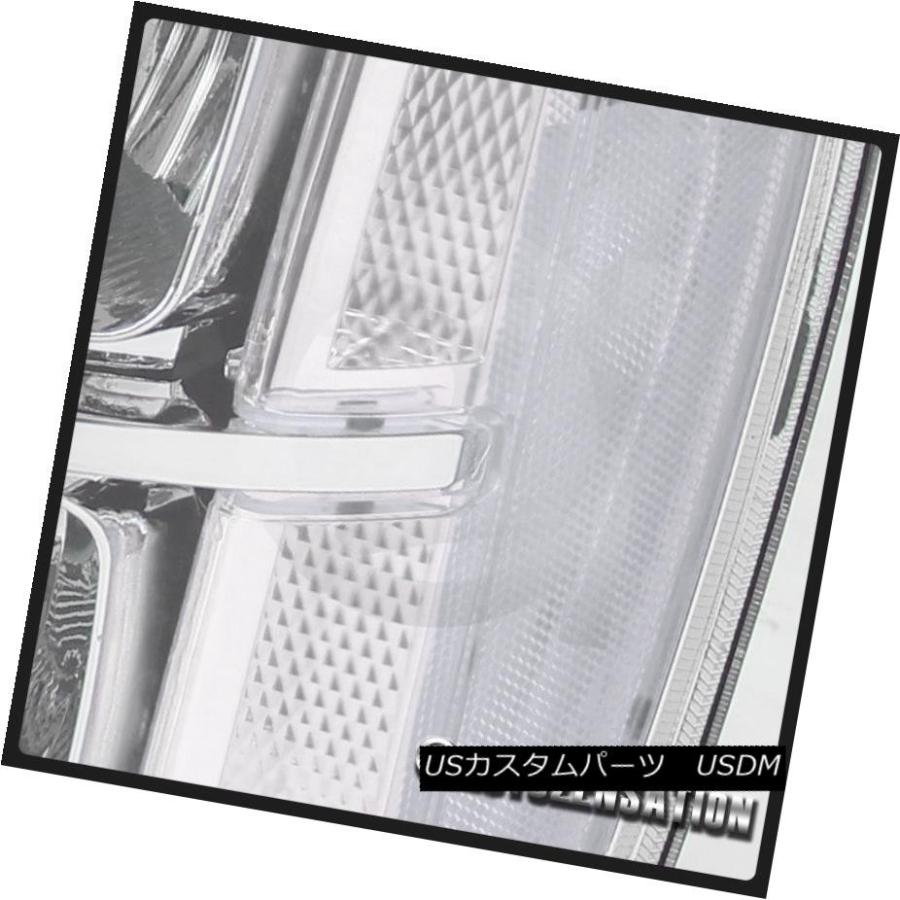 ヘッドライト 07-13 Sierra 1500 2500 3500HDユーロクリスタルクロームクリアヘッドライトペア 07-13 Sierra 15の画像
