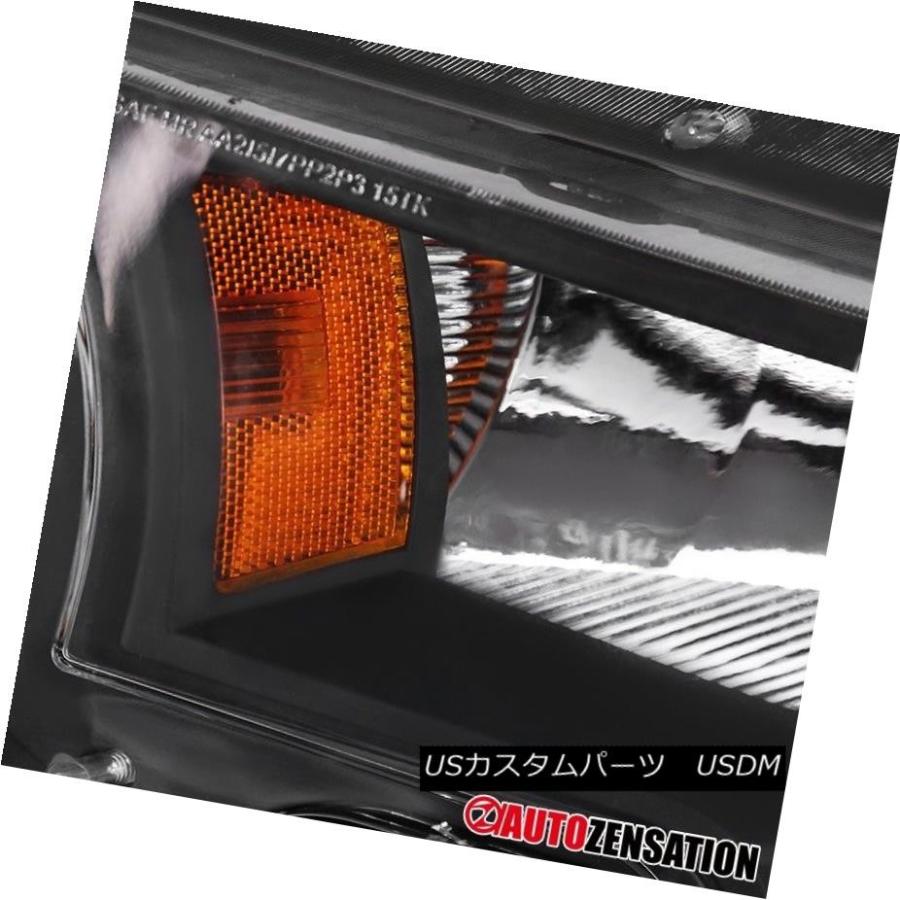 ヘッドライト フォード15-17 F150トラックブラックヘッドライト+ LED光沢のあるブラックテールランプの交換 Ford 15-17 F150_2