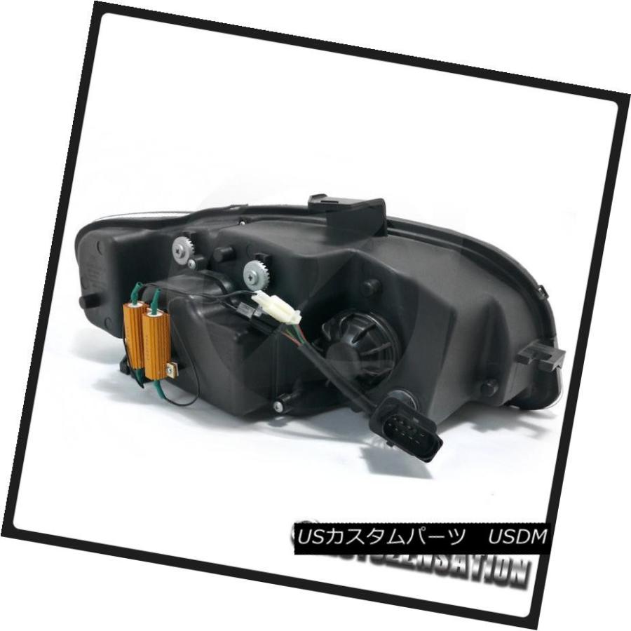 ヘッドライト 2006-2008 Audi A4 LED黒プロジェクターヘッドライト+ LED信号+自動レベリング For 2006-2008 Audの画像