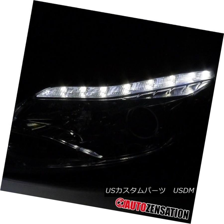 ヘッドライト 12-14フォードフォーカスクロームプロジェクターヘッドライト+ LED DRLライトバー+ LED信号 12-14 Ford Focuの画像