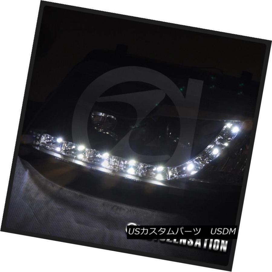 ヘッドライト 98-00 VWパサートR8 LED DRLプロジェクターヘッドライト+タイ lブレーキランプ黒 For 98-00 VW Pの画像