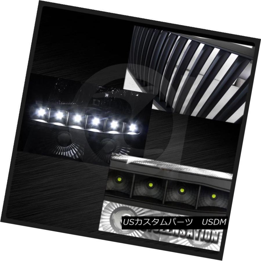 ヘッドライト 03-05シボレーシルバラード1PCブラックSMD LED DRLクリスタルヘッドライト+バンプ  er Lamの画像