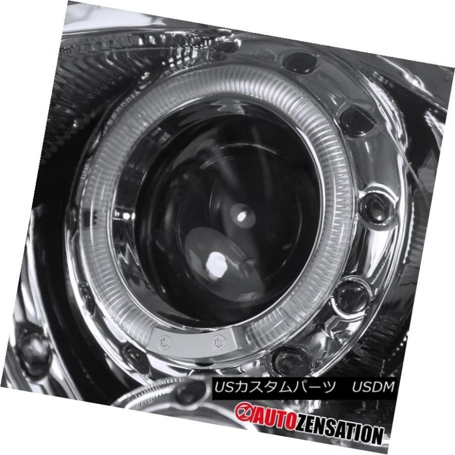 ヘッドライト 07-12ミニクーパークロムクリアハローリムプロジェクターヘッドライト 07-12 Mini Cooper Chrome Clear Hの画像