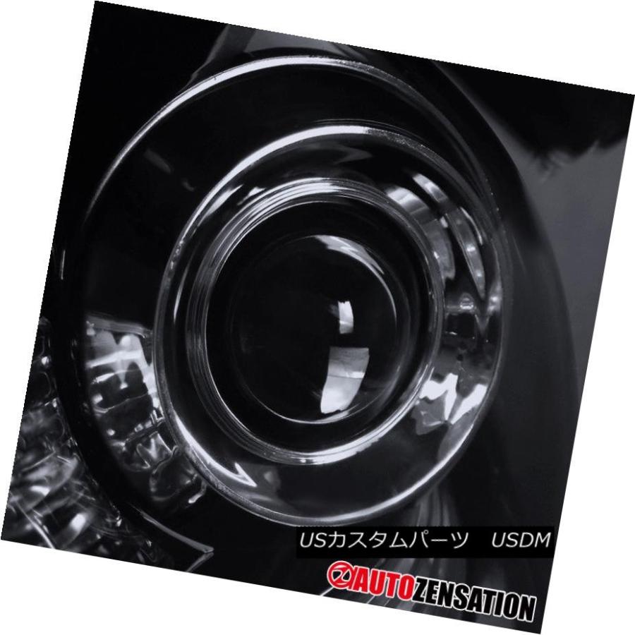 ヘッドライト 06-09 Lexus IS250 IS350光沢ブラックSMD LED DRL +信号プロジェクターヘッドライト 06-09 Lexuの画像