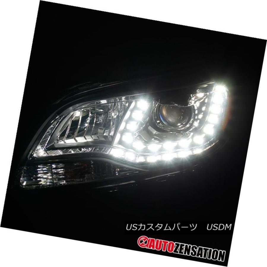 ヘッドライト Chevy 2013-2015 Malibu Black Halo LED DRLプロジェクターヘッドライトヘッドランプ Chevy 2の画像