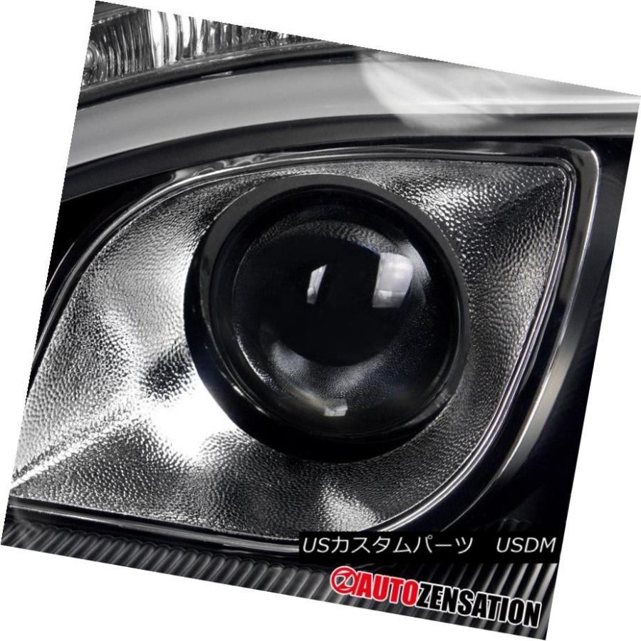 ヘッドライト 98-06ベンツW220 SクラスブラックLED DRLストリップターンシグナルプロジェクターヘッドライト 98-06 Benz W22の画像