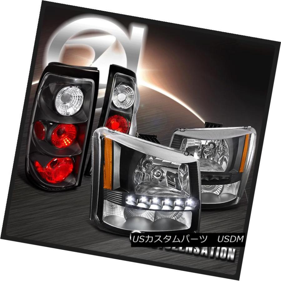 前照灯 2003-2006シボレーシルバラード1パソコン黒いことSMD LED水晶前照灯+五分五分  l照明ランプ 20 自動車-ライト、レンズ-車、バイク、自転車